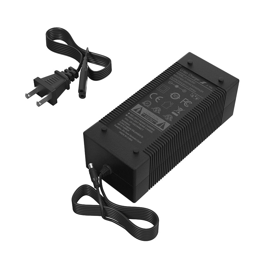Caricabatterie sostitutivo per bici elettrica da 48 V compatibile con batteria da 14 Ah/ 17 Ah/ 20 Ah/ 23 Ah