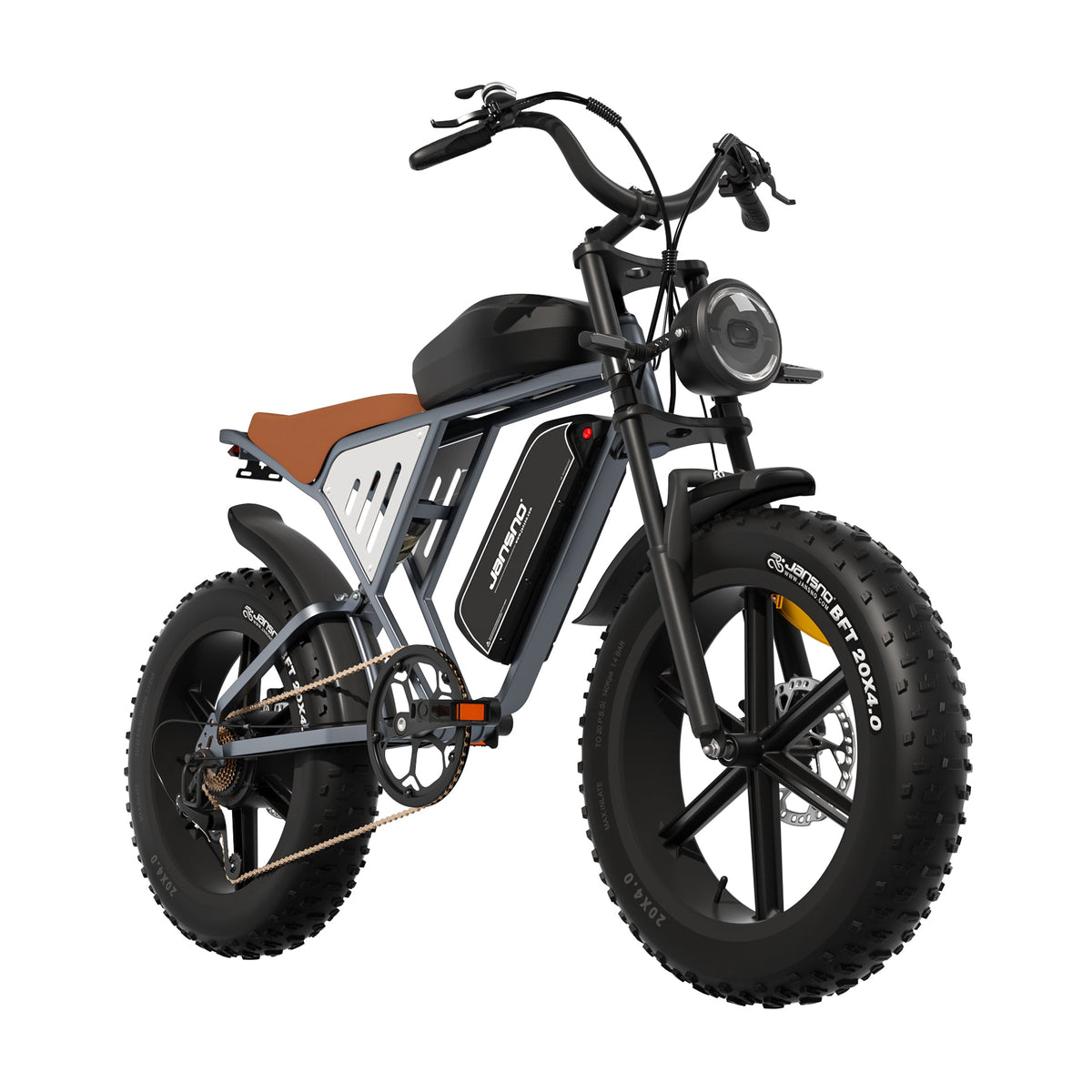 Jansno X70 mountain ebikes black with 750W motor