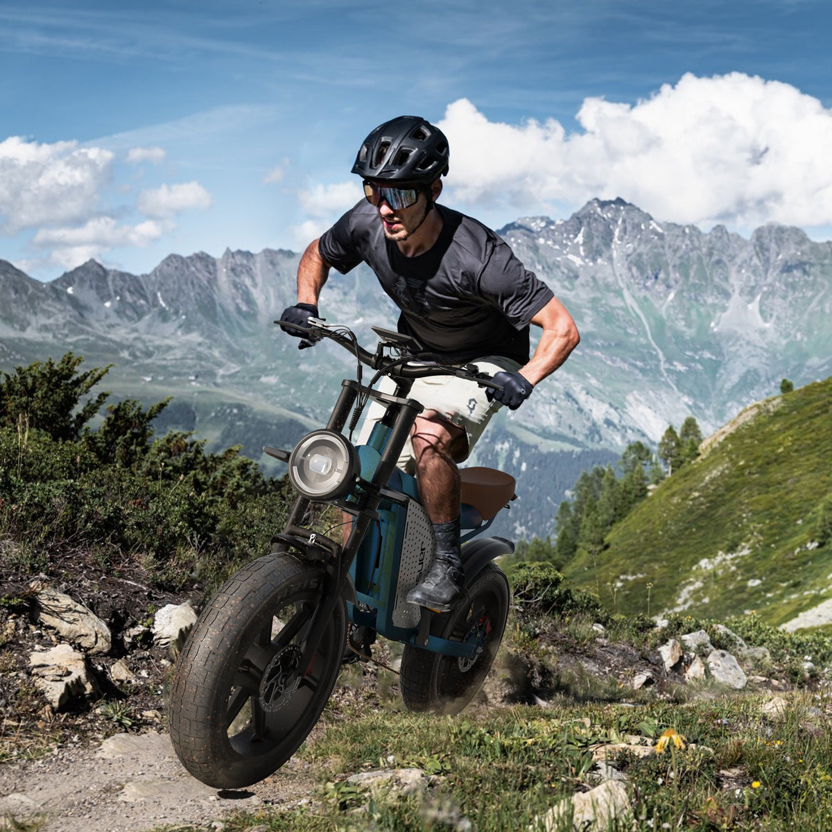 The jansno x60 fat-tire electric bicycle born for off-roading