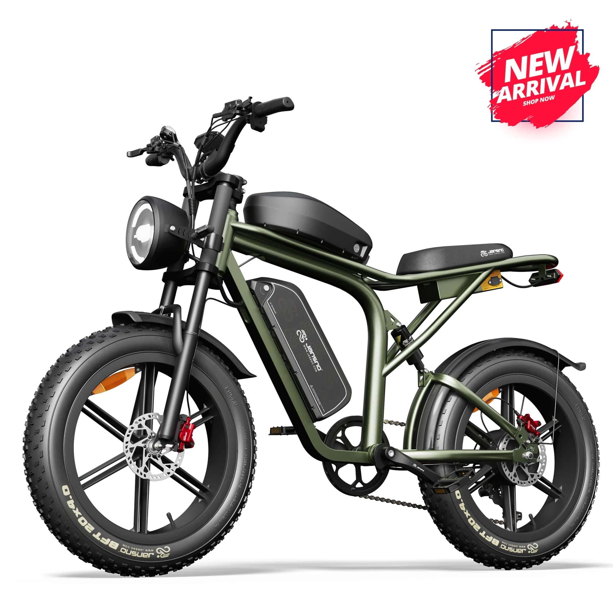 Jansno X80 Pro – Dual Battery Off Road Ebike Long Range 37Ah + 2000W motor + Hydraulic brake