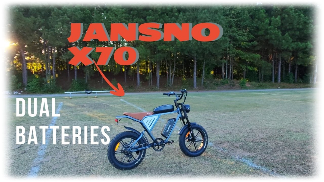 Electric Mountain Bike Capabilities Without Electric Mountain Bike Price: Jansno X70 Dual-Battery Off-Road Power