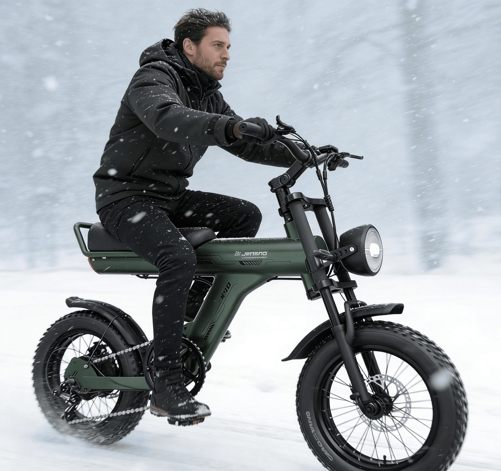 How do fat tire e-bikes perform in winter? Key benefits, drawbacks, and guidance. - Jansno Ebike US
