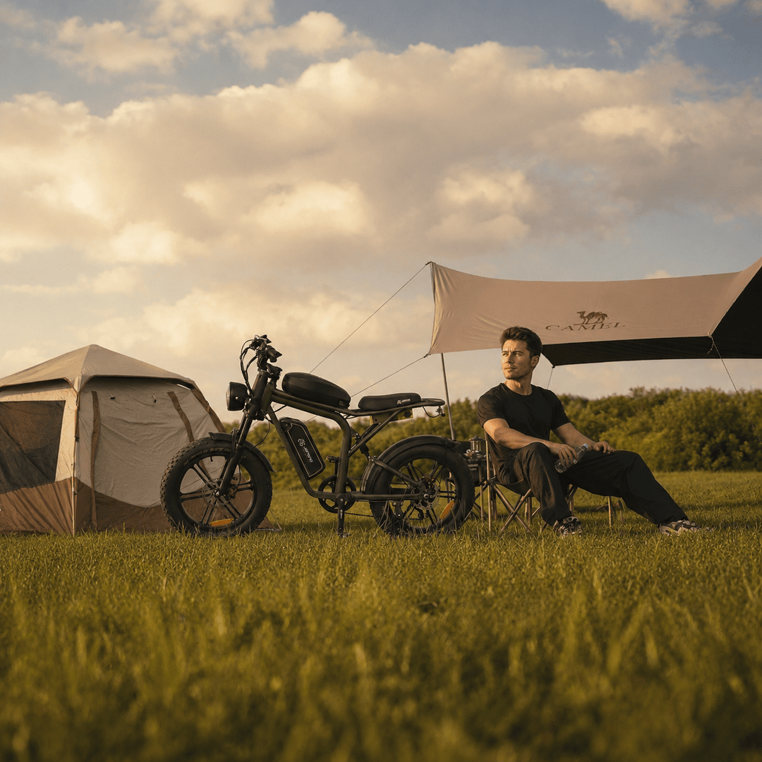 How the X80 Ebike Elevates Your Off-road Camping Experience