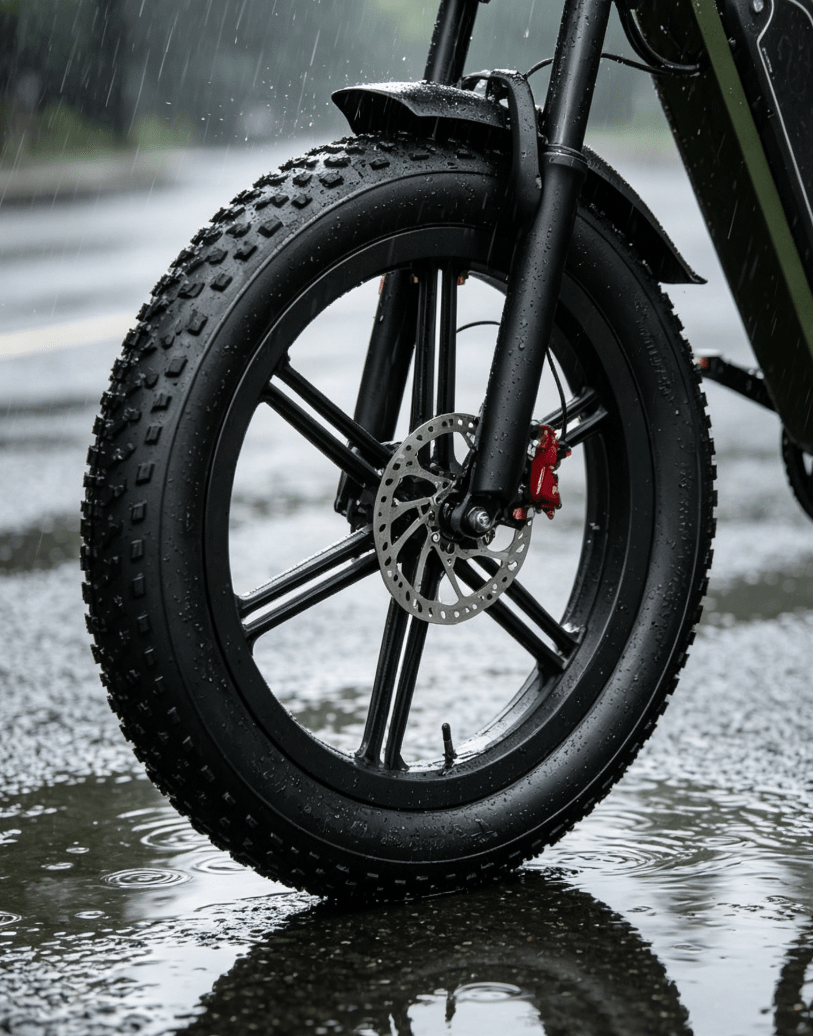 How to Ride Your E-Bike in the Rain - Jansno Ebike US