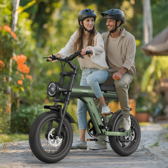 Jansno X90 Commute Electric Bike, 14Ah electric bike offers up to 45km range