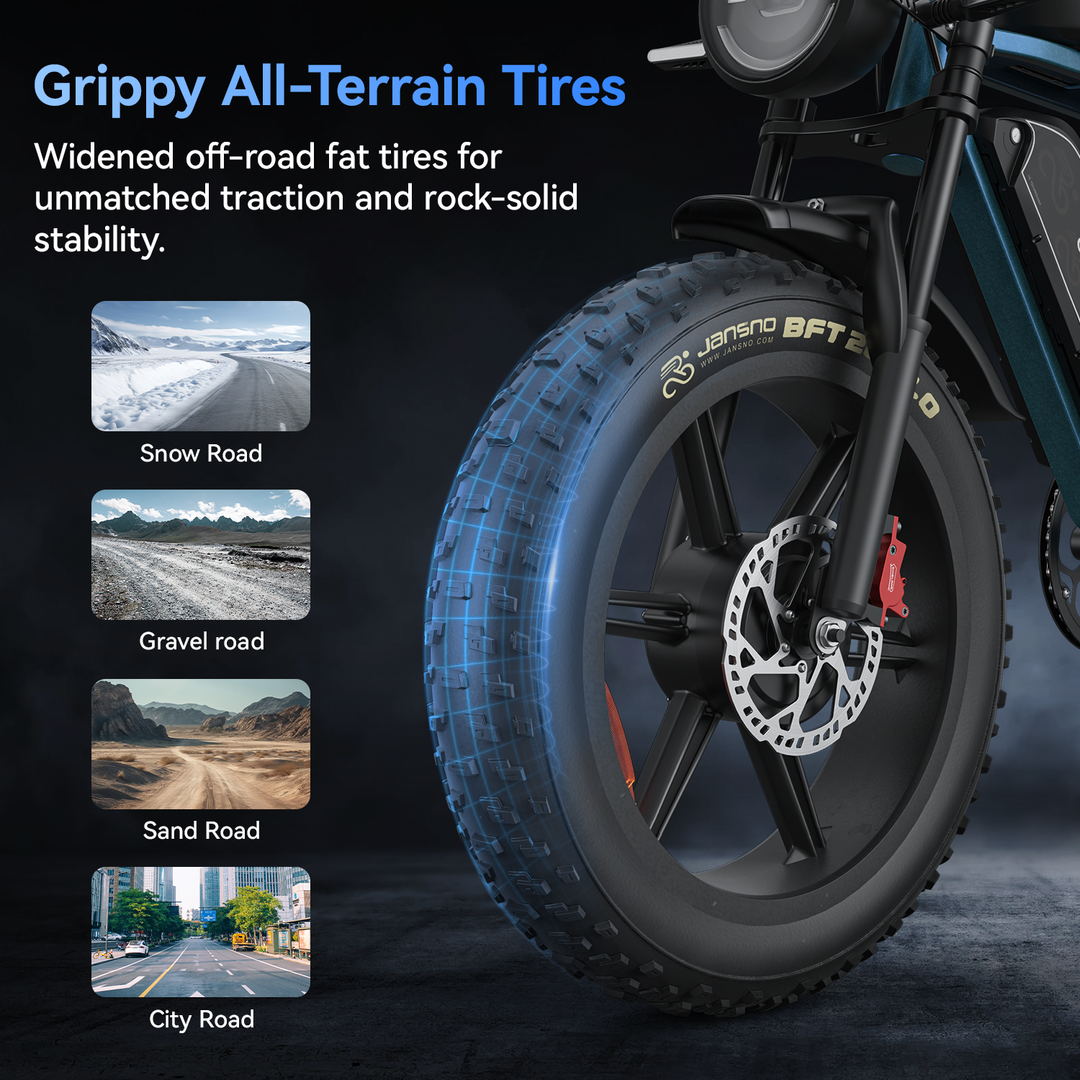 Jansno X70 PRO Electric Bike – Dual Motor, Up to 52 km/h, 120 km Long Range