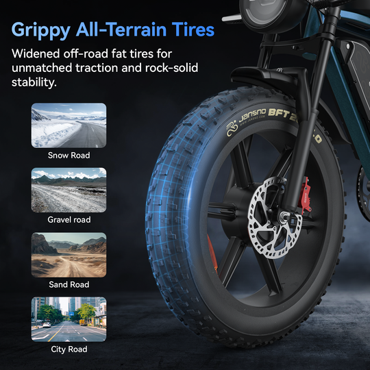 Jansno X70 PRO Electric Bike – Dual Motor, Up to 52 km/h, 120 km Long Range