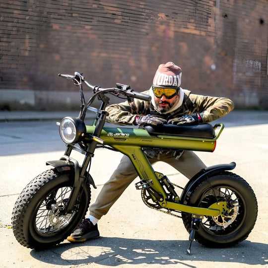 JANSNO X90 Commute Electric Bike, 48v 14Ah up to 60km range