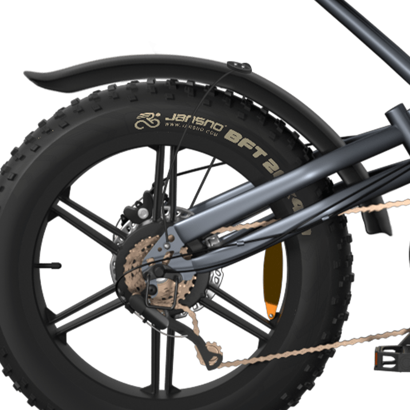 Extended Fender Set Fit For Jansno Electric Bike - Jansno Ebike US