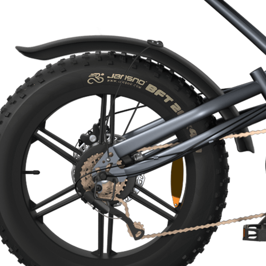 Extended Fender Set Fit For Jansno Electric Bike - Jansno Ebike US