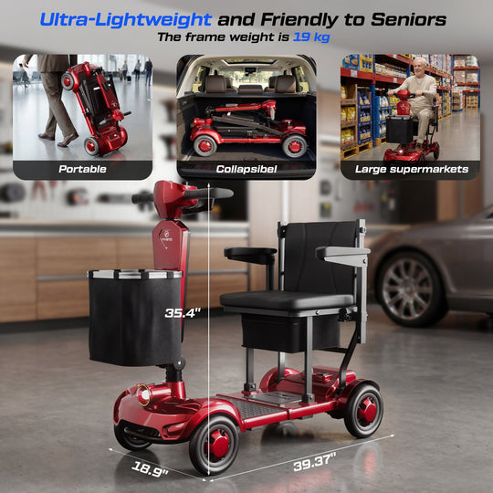 Fiysno F1 Plus Mobility Scooter - Jansno Ebike US