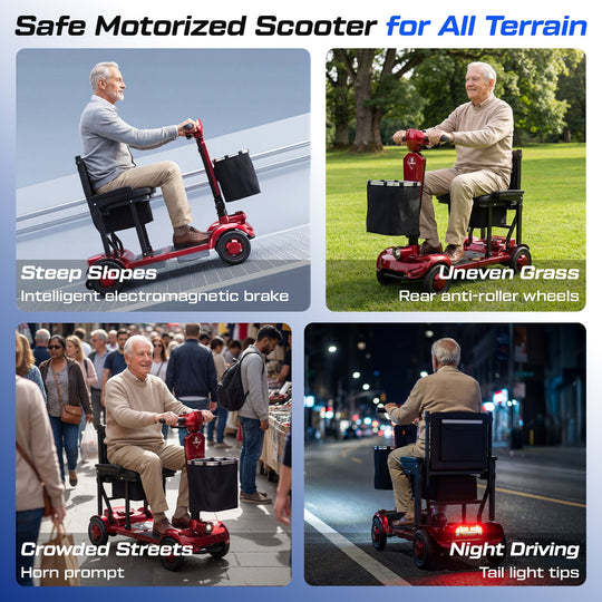 Fiysno F1 Plus Mobility Scooter - Jansno Ebike US
