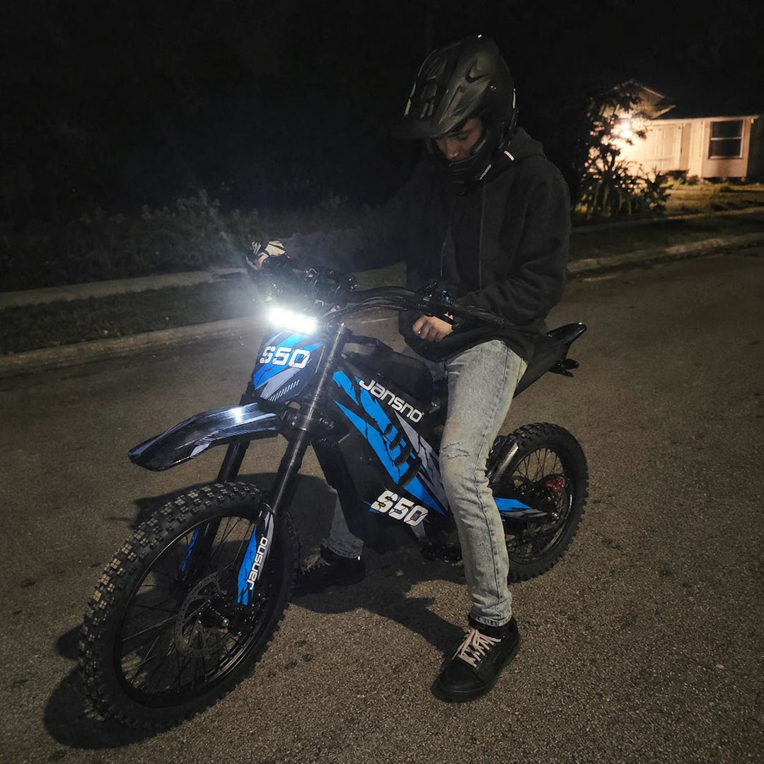 Jansno S50 4000W Electric Dirt Bike | 72V 30Ah - Jansno Ebike US