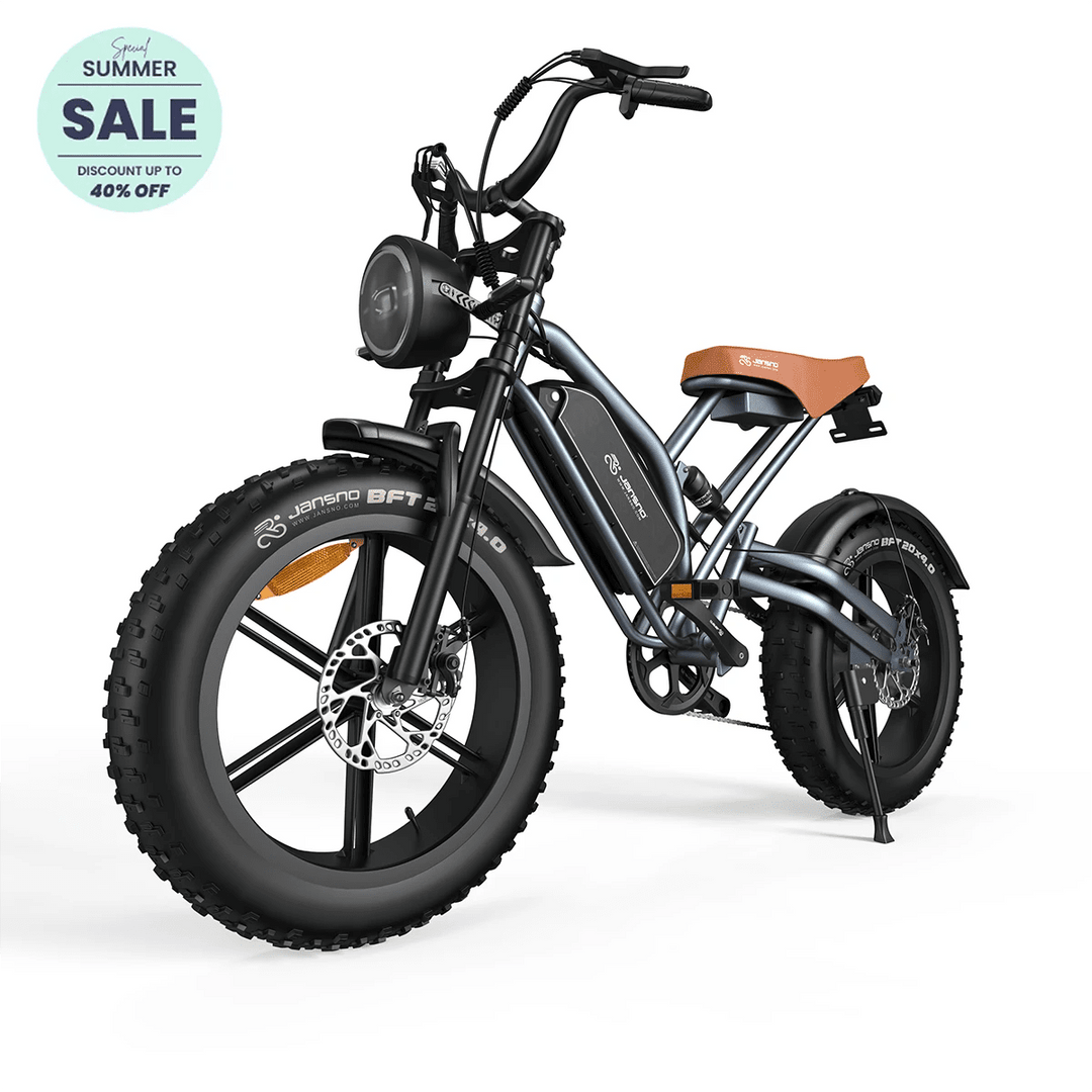 JANSNO X50: Fat Tire Electric Bike for Adults 1000W / Additional Second 17Ah Battery