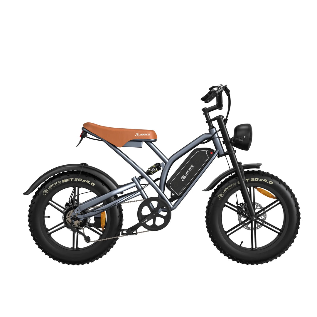 JANSNO X50: Fat Tire Electric Bike for Adults 1000W / Additional Second 17Ah Battery