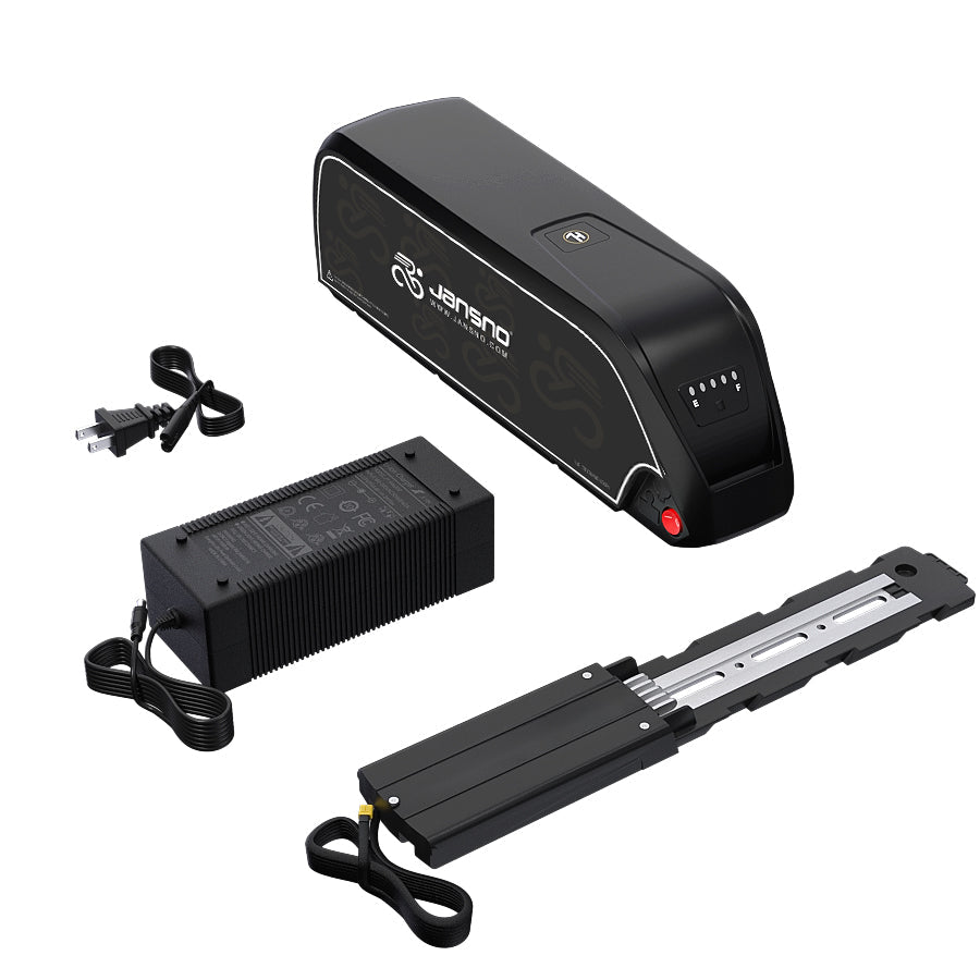 Jansno X50/X60/X70/X70PRO Battery 14Ah/ 17Ah/ 20Ah/ 23Ah 48V Battery with Base and Charger Electric Bike Battery