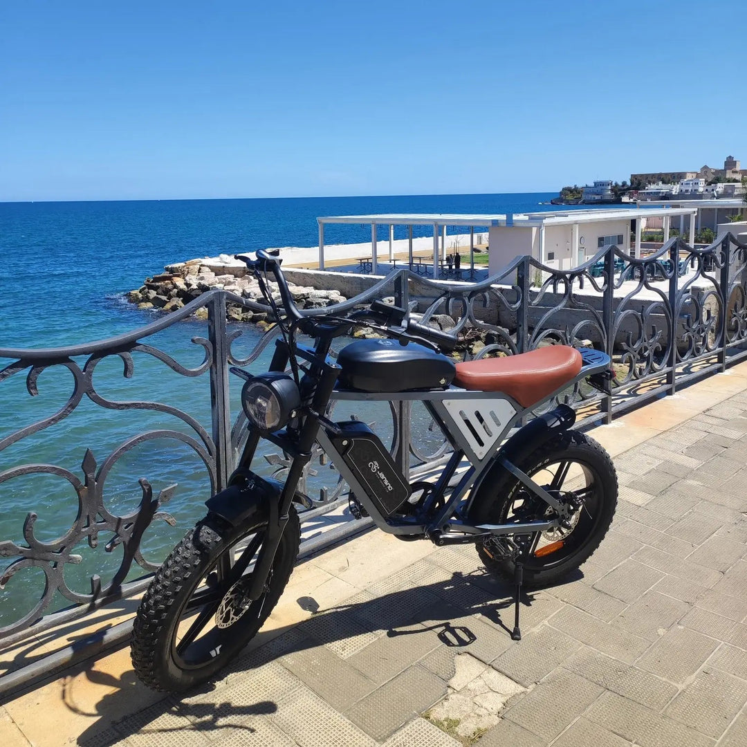 electric bicycle 48v EK4 48V20AH/50AH 80 Miles 28MPH 800 Lumen LED Headlight AMYET Electric Bike EB26 Adults