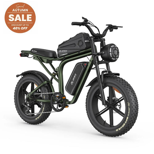 Jansno X80 1000W Fat Tire Electric Bike - Jansno Ebike US