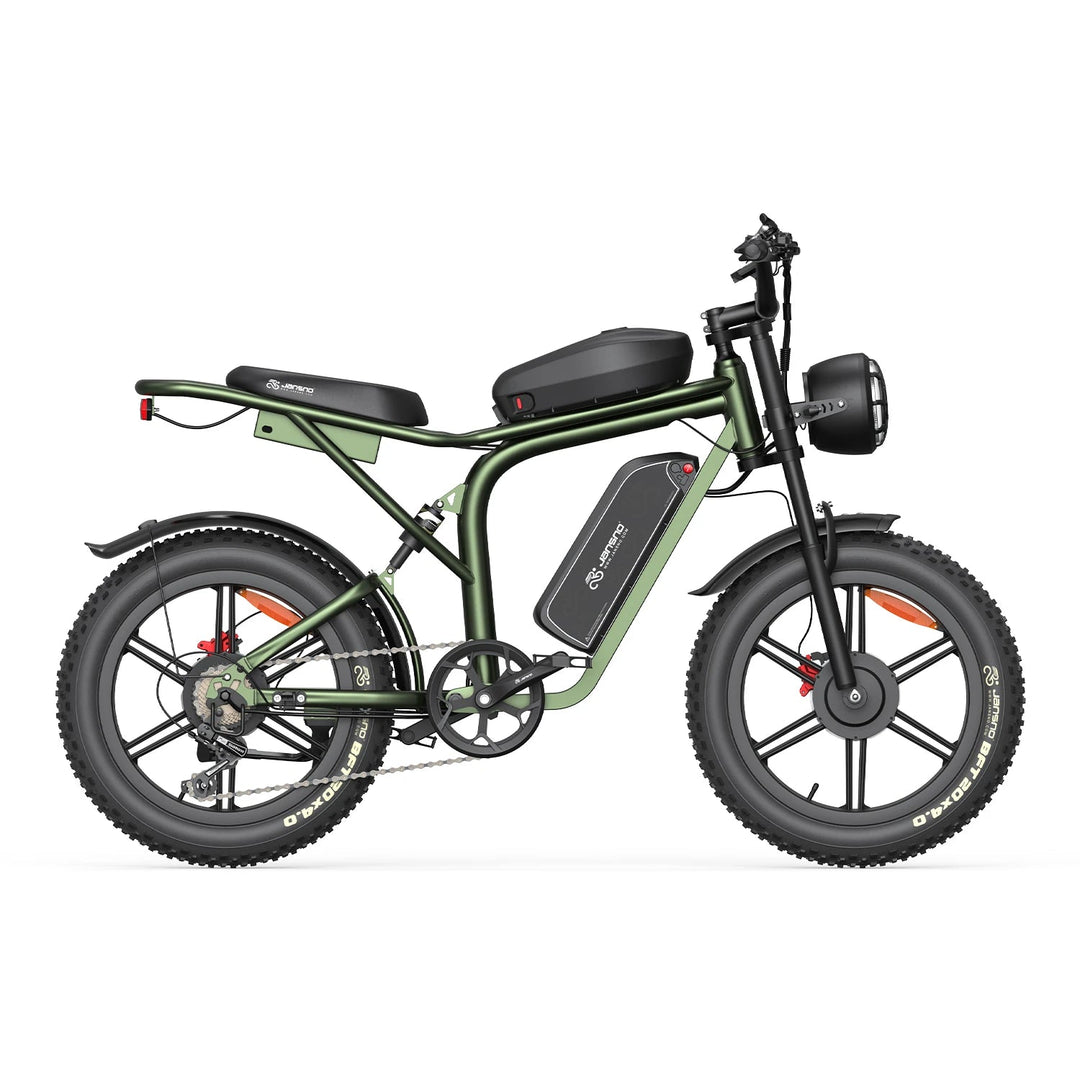 Jansno X80 Max 1500W Dual Motor Fat Tire Electric Bike - Jansno Ebike US