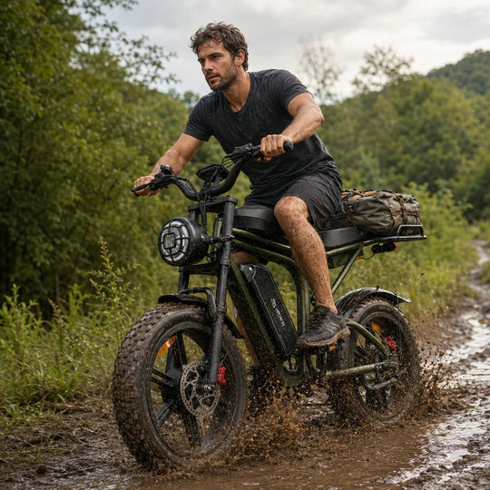 Jansno X80 Max 1500W Dual Motor Fat Tire Electric Bike - Jansno Ebike US