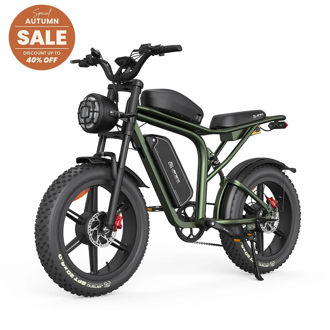 Jansno X80 Max 2000W Dual Motor Fat Tire Electric Bike - Jansno Ebike US