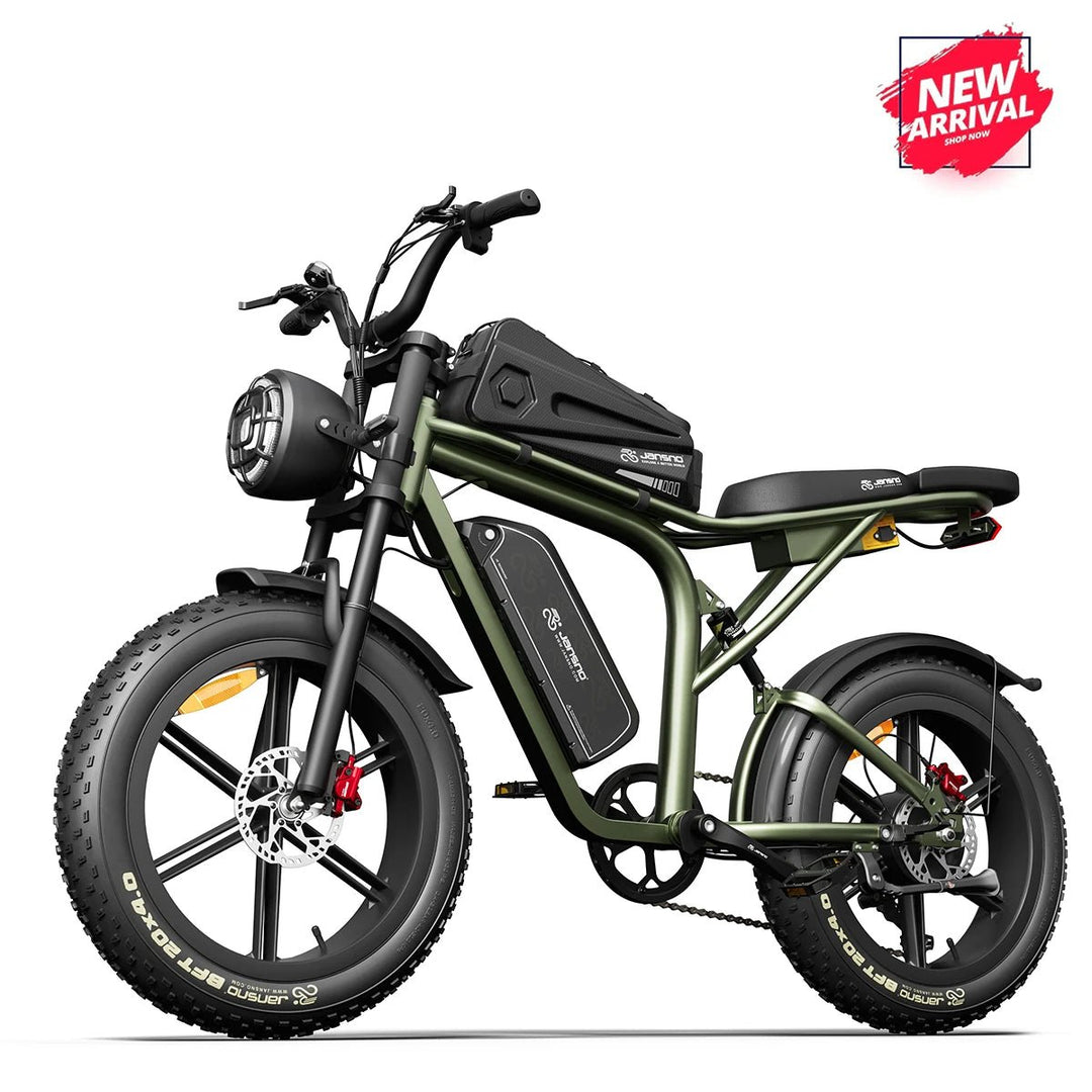 Jansno X80 1000W Fat Tire Electric Bike