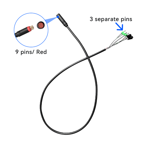 Motor Wire Fit For Jansno X50/ X60/ X70 Electric Bikes - Jansno Ebike US