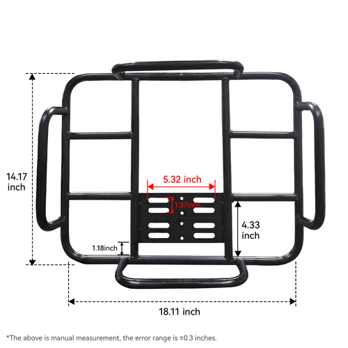 Rear Luggage Rack For Jansno X70 - Jansno Ebike US